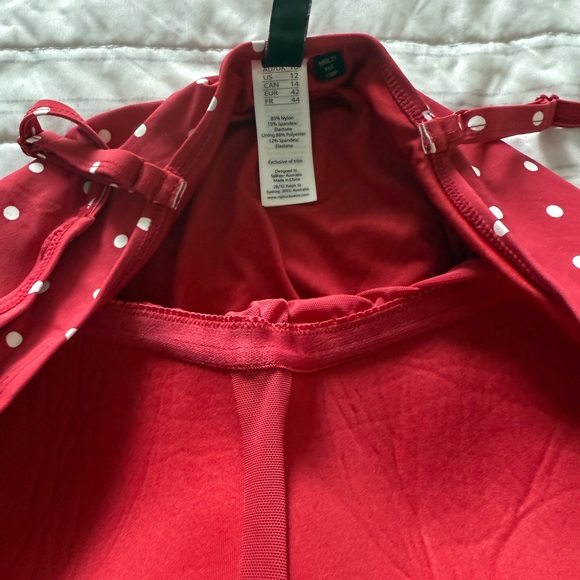 Red Polka Dot Swimsuit - Picture 3 of 3